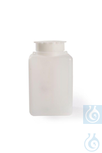 Probeflasche vierkant HDPE 100 ml Probeflasche vierkant HDPE 100...